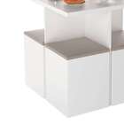 Conjunto De Mesa De Cozinha Com 4 Lugares Ayla Branco E Bege