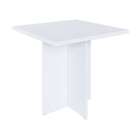 Conjunto De Mesa De Cozinha Com 4 Lugares Verona Corino Branco