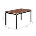 Conjunto De Mesa De Cozinha Com 6 Cadeiras Bahia Linho Madeir