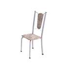 Conjunto De Mesa De Cozinha Com Tampo De Vidro E 4 Cadeiras M