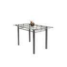 Conjunto De Mesa De Cozinha Com Tampo De Vidro E 6 Cadeiras I
