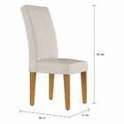 Conjunto De Mesa De Jantar Alice I Com Vidro E 6 Cadeiras Gré