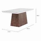 Conjunto De Mesa De Jantar Beatriz I Com Vidro E 6 Cadeiras G