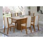 Conjunto De Mesa De Jantar Beauty Com 6 Cadeiras Napoli Imbui