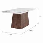 Conjunto De Mesa De Jantar Bianca I Com Vidro E 6 Cadeiras Gr