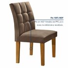 Conjunto De Mesa De Jantar Classic Com 4 Cadeiras Vitória Vel