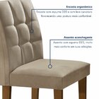 Conjunto De Mesa De Jantar Classic Com 6 Cadeiras Vitória Vel