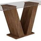 Conjunto De Mesa De Jantar Com 4 Cadeiras Classic Suede Choco