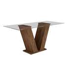 Conjunto De Mesa De Jantar Com 4 Cadeiras Classic Veludo Choc