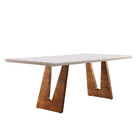Conjunto De Mesa De Jantar Com 6 Cadeiras Escócia Corino Off