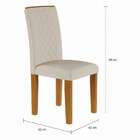 Conjunto De Mesa De Jantar Com 6 Cadeiras Estofadas Amélia I