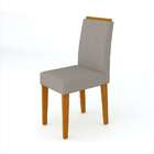 Conjunto De Mesa De Jantar Com Tampo De Vidro Ana E 6 Cadeira