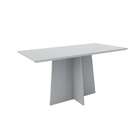 Conjunto De Mesa De Jantar Com Tampo De Vidro Ana E 6 Cadeira