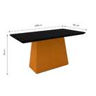 Conjunto De Mesa De Jantar Com Tampo De Vidro Bárbara E 6 Cad