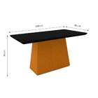 Conjunto De Mesa De Jantar Com Tampo De Vidro Bárbara E 6 Cad