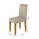 Conjunto De Mesa De Jantar Com Tampo De Vidro E 4 Cadeiras An