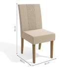 Conjunto De Mesa De Jantar Com Tampo De Vidro E 4 Cadeiras Ar