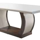 Conjunto De Mesa De Jantar Com Tampo De Vidro E 6 Cadeiras Ma