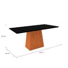 Conjunto De Mesa De Jantar Com Tampo De Vidro Jasmin E 8 Cade