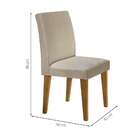 Conjunto De Mesa De Jantar Com Tampo Off White Ane E 4 Cadeir