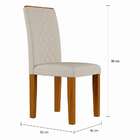 Conjunto De Mesa De Jantar Com Vidro E 6 Cadeiras Olívia I Ve