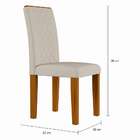 Conjunto De Mesa De Jantar Com Vidro E 6 Cadeiras Sienna I Ve