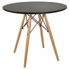 Conjunto De Mesa De Jantar Eames Eiffel Redonda 100cm Tampo D
