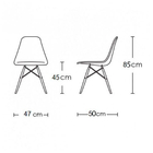 Conjunto De Mesa De Jantar Eames Eiffel Redonda 110cm Tampo D
