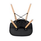 Conjunto De Mesa De Jantar Eames Eiffel Redonda 110cm Tampo D