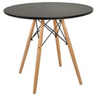Conjunto De Mesa De Jantar Eames Eiffel Redonda 110cm Tampo D