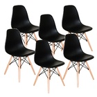 Conjunto De Mesa De Jantar Eames Eiffel Redonda 110cm Tampo D