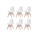 Conjunto De Mesa De Jantar Eames Eiffel Redonda 120cm Tampo D