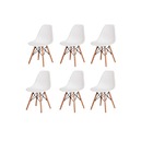 Conjunto De Mesa De Jantar Eames Eiffel Redonda 120cm Tampo D