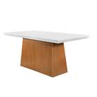 Conjunto De Mesa De Jantar Luna Com 6 Cadeiras Estofadas Luna