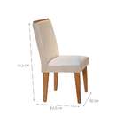 Conjunto De Mesa De Jantar Luna Com 6 Cadeiras Estofadas Luna