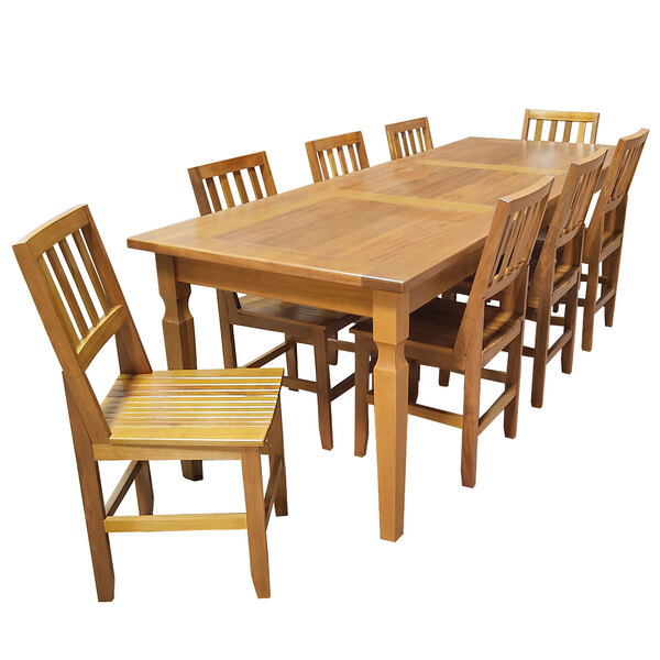 Conjunto De Mesa De Jantar Mineirinha 2,50m Com 8 Cadeiras Co