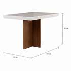 Conjunto De Mesa De Jantar Munique Ii Com Tampo De Vidro Off