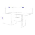 Conjunto De Mesa De Jantar New Talita Com 6 Cadeiras Indekes