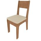 Conjunto De Mesa De Jantar Retangular Com 4 Cadeiras Cairo Po