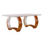 Conjunto De Mesa De Jantar Retangular Com Tampo De Vidro E 6