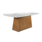 Conjunto De Mesa De Jantar Retangular Com Tampo De Vidro Off