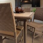 Conjunto De Mesa De Jantar Talin Com 4 Cadeiras Trançado Arte