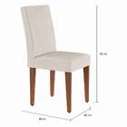 Conjunto De Mesa De Jantar Vegas I Com Tampo De Vidro Off Whi