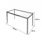 Conjunto De Mesa Diamante 160x90cm Com 6 Cadeiras Olívia Crom