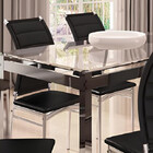 Conjunto De Mesa Diamante 160x90cm Com 6 Cadeiras Verena Crom