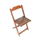 Conjunto De Mesa Dobrável Com 4 Cadeiras De Madeira Cor Mel F