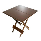 Conjunto De Mesa Dobrável Com 4 Cadeiras De Madeira Imbuia En