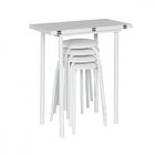 Conjunto De Mesa Dobrável E 4 Banquetas Expert Ciplafe