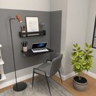 Conjunto De Mesa Dobrável E Prateleira Para Home Office Ou Es