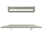 Conjunto De Mesa Dobrável E Prateleira Para Home Office Ou Es